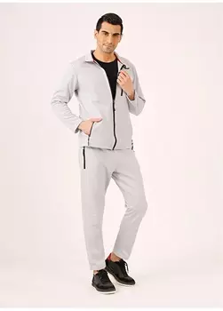 Светло-серая мужская Толстовка Dufy