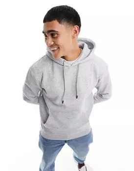 Светло-серая толстовка оверсайз Jack & Jones