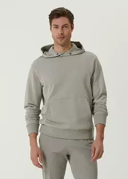 Светло-серая толстовка с капюшоном Zegna