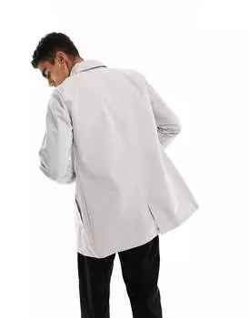 Светло-серое макинтош French Connection