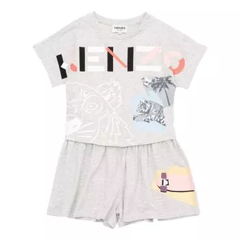 Светло-серое платье KENZO, серый