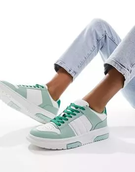 Светло-серые баскетбольные кроссовки Tommy Jeans