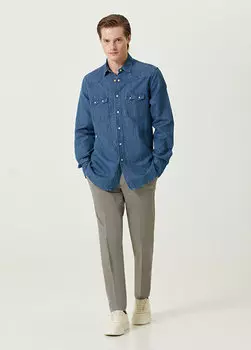 Светло-серые брюки Rota