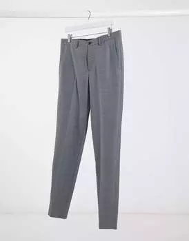 Светло-серые брюки узкого кроя Jack & Jones Premium