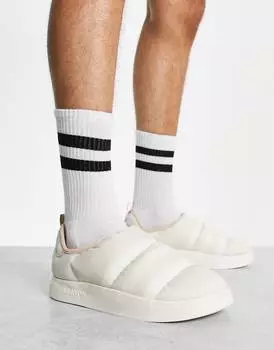 Светло-серые дутые туфли adidas Originals Puffylette
