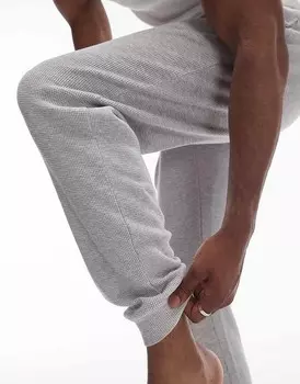 Светло-серые джоггеры с возвратом Topman