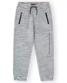 Светло-серые спортивные брюки для мальчика на кулиске Canada House
