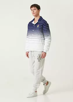 Светло-серые спортивные штаны из органического хлопка с логотипом Casablanca