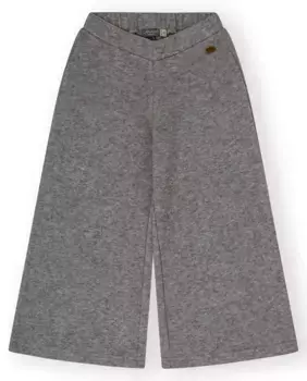 Светло-серые трикотажные брюки для девочки Canada House, светло-серый