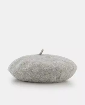 Светло-серый фетровый берет Tintoretto, светло-серый