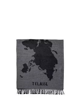 Светло-серый женский шарф Alviero Martini