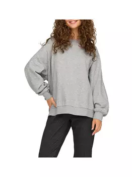 Светло-серый женский свитшот Only