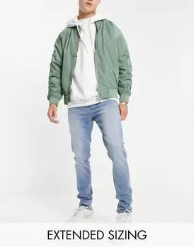 Джинсы скинни в винтажном стиле ASOS DESIGN, голубой