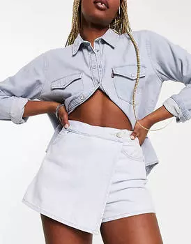 Светло-синяя джинсовая юбка Levi's