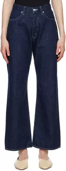 Светлые джинсы AURALEE цвета индиго