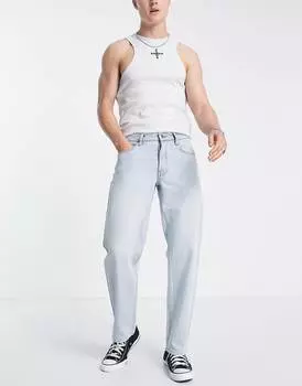 Светлые джинсы классического кроя ASOS DESIGN