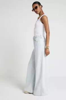 Светлые джинсы Mr Palazzo nic River Island, синий