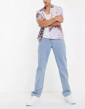 Светлые джинсы прямого кроя ASOS DESIGN