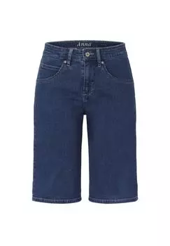 Светлые джинсы с пятью карманами из денима Бермуды ANNA PADDOCK'S, темно-синий