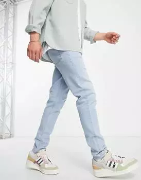 Светлые джинсы скинни ASOS DESIGN в винтажном стиле