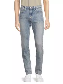 Светлые джинсы со средней посадкой Frame, цвет Aspen