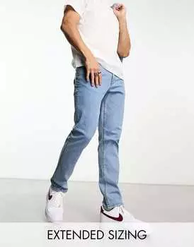Светлые джинсы стрейч узкого кроя ASOS DESIGN