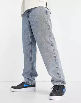 Светлые мешковатые джинсы ASOS DESIGN - MBLUE