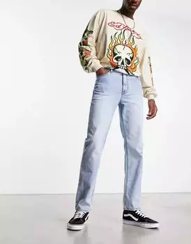 Светлые винтажные джинсы прямого кроя ASOS