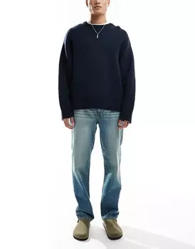 Светлые винтажные джинсы прямого кроя ASOS DESIGN