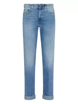 Светлые зауженные джинсы DONDUP, синий