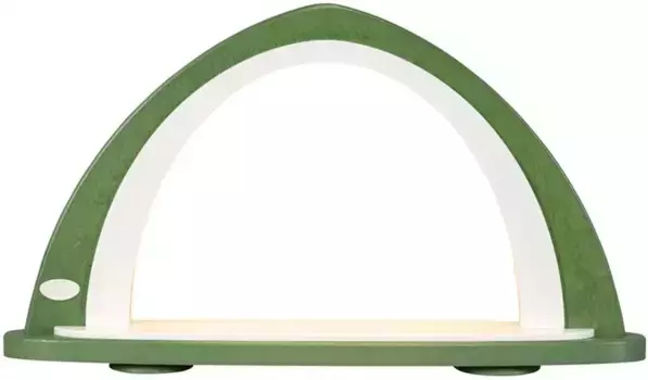 Светодиодная арка-свеча Weigla "Новогодние украшения", пустая арка для самостоятельной сборки 52х29,7х9 см, зеленый/белый