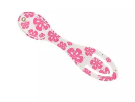 Светодиодная лампа для чтения Flexilight с зажимом - Pink Flowers Bookchair, розовый