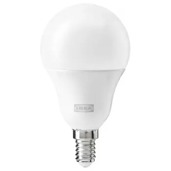 Светодиодная лампа E14 806 люмен Ikea Tradfri, опаловый белый