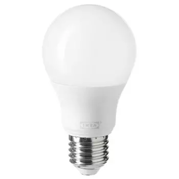Светодиодная лампочка, беспроводное регулирование, E27 806 лм Ikea Tradfri, теплый белый