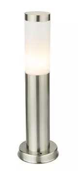 Светодиодная наружная лампа Globo, 13,1x45 см, цвета нержавеющей стали