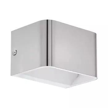 Светодиодная настенная лампа Eglo, 13x8 см, никельной