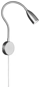 Светодиодная настенная лампа Fischer & Honsel, 56,50x8x45 см, никельной