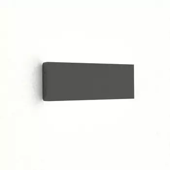 Светодиодная настенная лампа Lumicom, 3,6x29x11 см, черный глянцевый