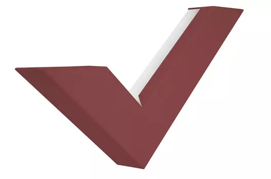 Светодиодная настенная лампа Lumicom, 5x46x24 см, красный