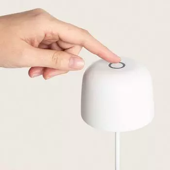 Светодиодная настольная лампа 1,2 Вт портативная уличная алюминиевая с аккумулятором USB Wink White LEDKIA, белый