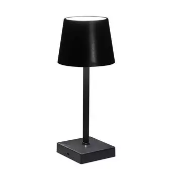 Светодиодная настольная лампа, аккумулятор, сенсорная функция, регулировка яркости, В 26 см etc-shop, черный