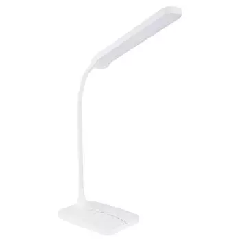 Светодиодная настольная лампа белая, сенсорный диммер, подвижное пятно, В 69 см etc-shop, белый