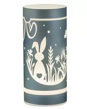 Светодиодная настольная лампа, декоративная лампа ПАСХА с кроликом H. 20см синий Formano F24