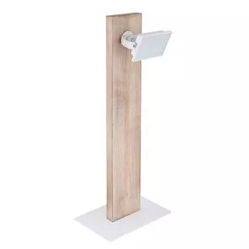 Светодиодная настольная лампа, дерево, белый, коричневый, H 45 см Globo Lighting