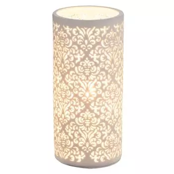 Светодиодная настольная лампа, фарфор, белый матовый, копия рисунка etc-shop