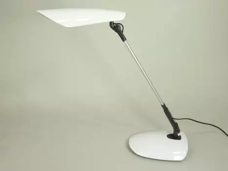 Светодиодная настольная лампа JORAN прикроватная лампа рабочая лампа, пластик 9Вт, 600лм, 3000К, Ra>85 Dapo Leuchten, белый