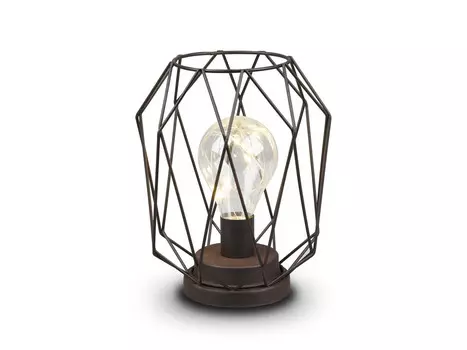 Светодиодная настольная лампа meineWunschleuchte, 18x18x21 см, цвет Rostfarben