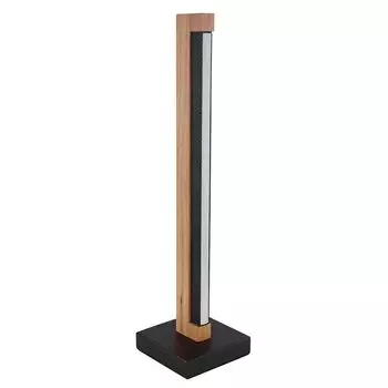 Светодиодная настольная лампа, металл, темно-коричневое дерево, черный Globo Lighting