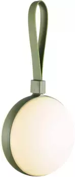 Светодиодная настольная лампа Nordlux для наружного освещения "Bring To-Go 12", 1 лампочка, источник света Светодиодный модуль | Светодиод прочно интегрирован 12 см, Высота: 26 см, белый/зеленый