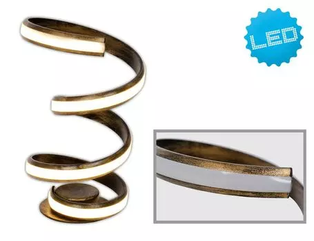 Светодиодная настольная лампа Nve - Материал: металл, акрил - Цвет: бронза; 3135448